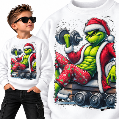 BLUZA ŚWIĄTECZNA GRINCH GYM